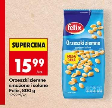Orzeszki ziemne smażone i solone Felix