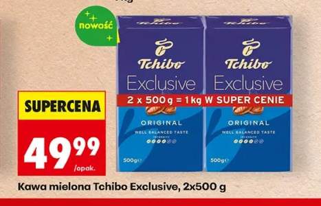 Kawa mielona Tchibo Exclusive 2-pak 500 g