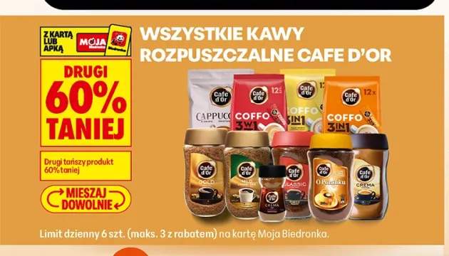 Kawa rozpuszczalna Cafe D'Or +5 wariantów