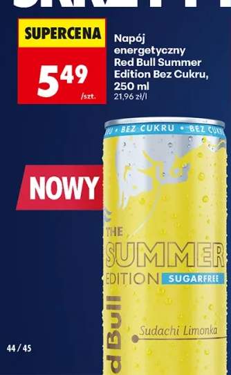 Napój energetyczny Red Bull Summer Edition Bez Cukru