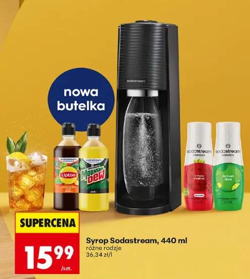 Syrop Sodastream Lipton Peach Ice Tea +3 warianty