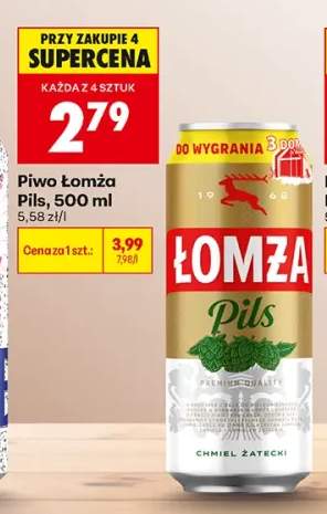 Piwo Łomża Pils