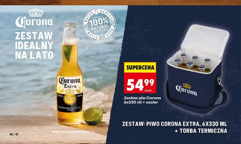Zestaw piw Corona Extra + torba termiczna