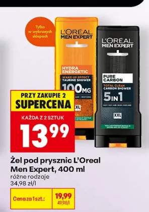 Żel pod prysznic L'Oreal Men Expert Hydra Energetic +1 wariant