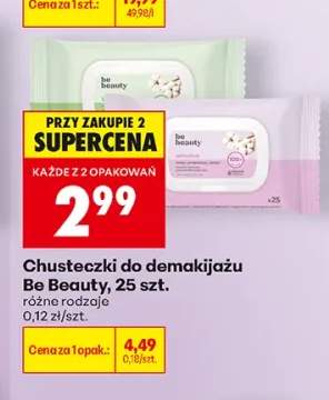 Chusteczki do demakijażu Be Beauty Sensitive
