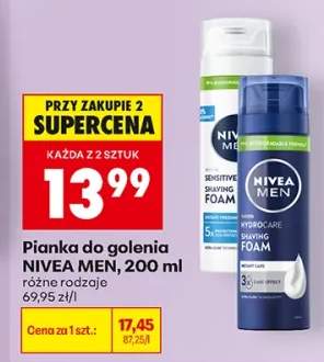Pianka do golenia Nivea Men Sensitive +1 wariant