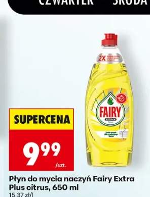 Płyn do mycia naczyń Fairy Extra Plus citrus