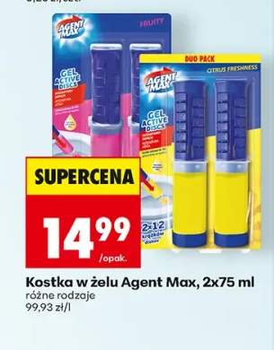 Kostka w żelu Agent Max 2-pak