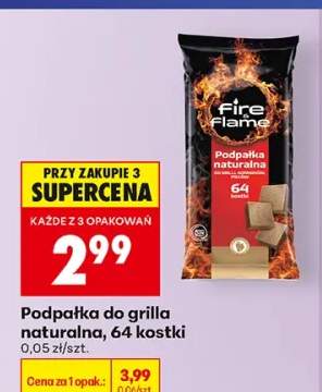 Podpałka do grilla naturalna Fire Flame