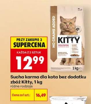 Sucha karma dla kota bez dodatku zbóż Kitty
