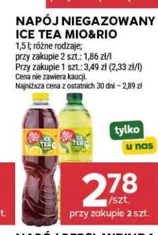 napój niegazowany