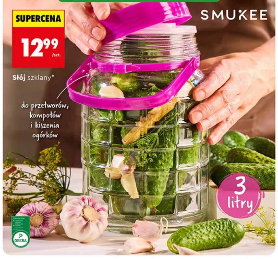 Słój szklany Smukee