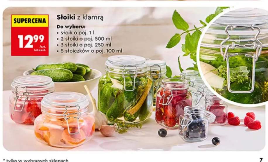 Słoik z klamrą Smukee +3 warianty