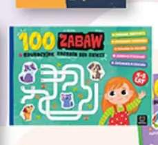 Książka 100 zabaw edukacyjne zadania dla dzieci