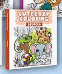 Książka do kolorowania Cute Cozy Coloring Dżungla