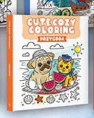 Książka do kolorowania Cute Cozy Coloring Przygoda
