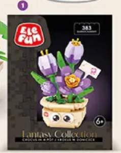 Klocki EleFun Fantasy Collection Krokus w doniczce