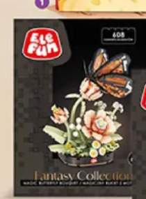 Klocki EleFun Fantasy Collection Magiczny Bukiet z Motylem