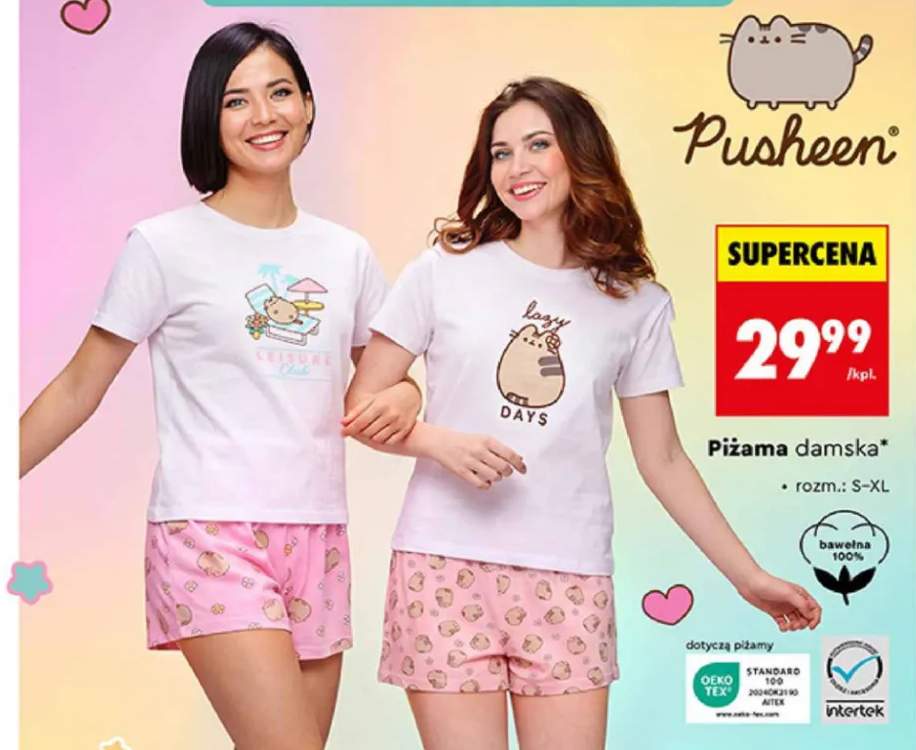 Piżama damska Pusheen