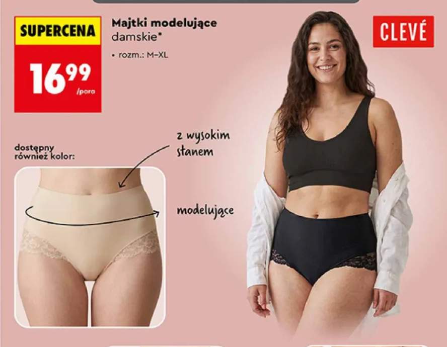 Majtki modelujące damskie Clevé