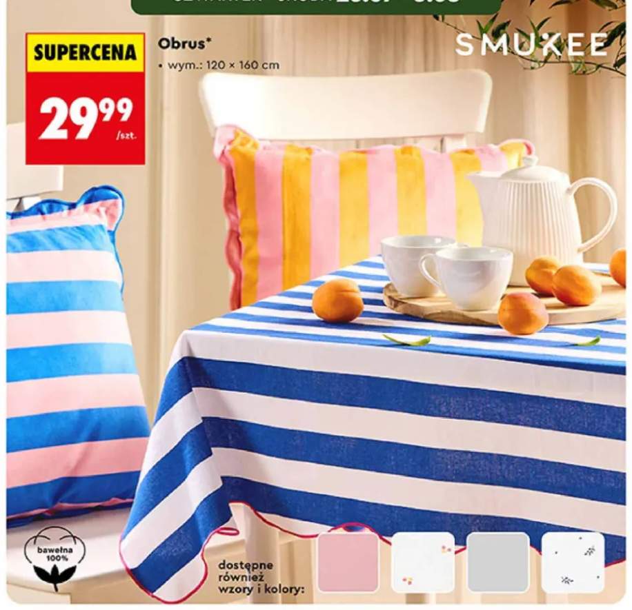 Obrus Smukee 120x160 cm