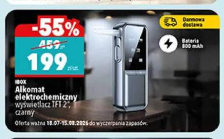 Alkomat elektrochemiczny Ibox