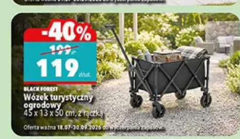 Wózek turystyczny ogrodowy Black Forest