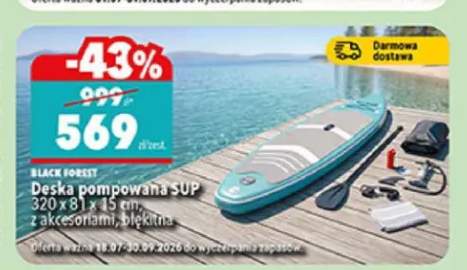 Deska pompowana SUP Black Forest