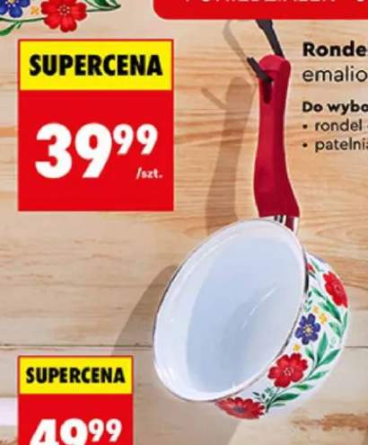 Rondel emaliowany Emalia Olkusz 1,2 l
