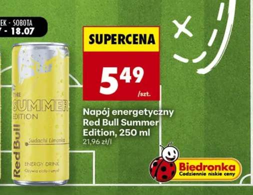 Napój energetyczny Red Bull Summer Edition