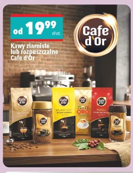 Kawa ziarnista Cafe d'Or Crema +5 wariantów