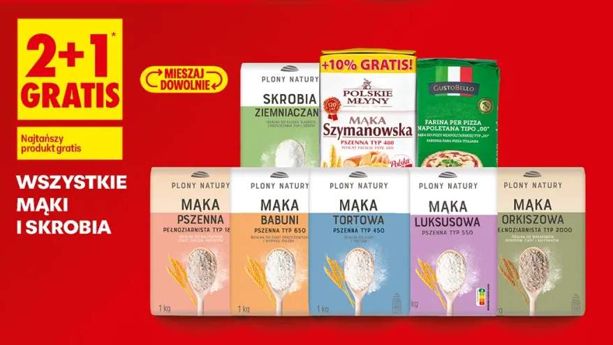 Skrobia ziemniaczana Plony Natury +7 wariantów