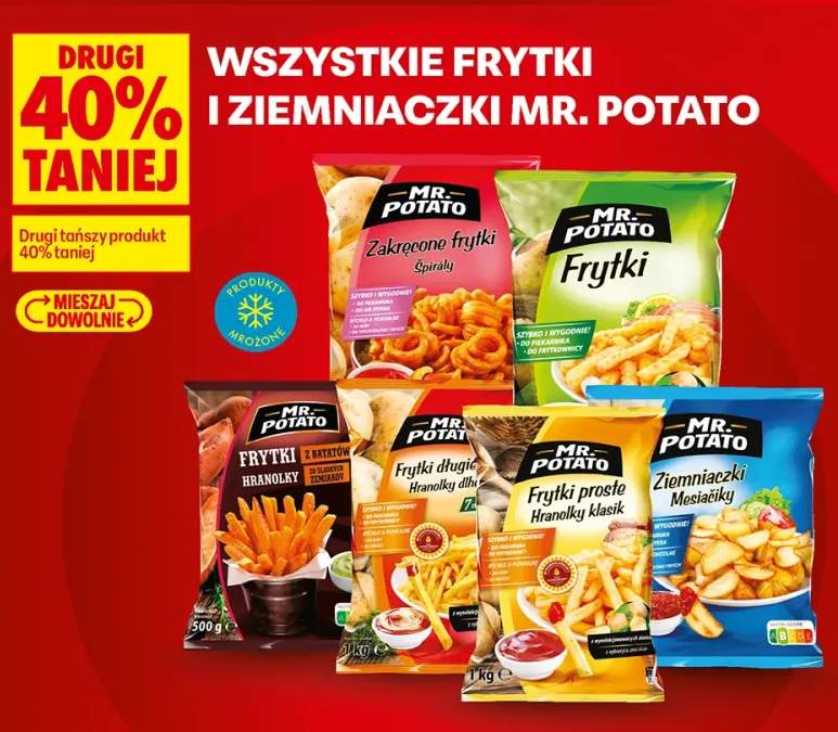 Frytki i ziemniaczki Mr. Potato +5 wariantów