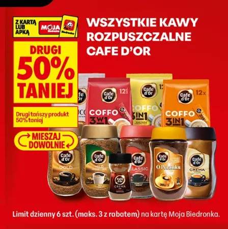 Kawy rozpuszczalne Cafe d'Or +6 wariantów