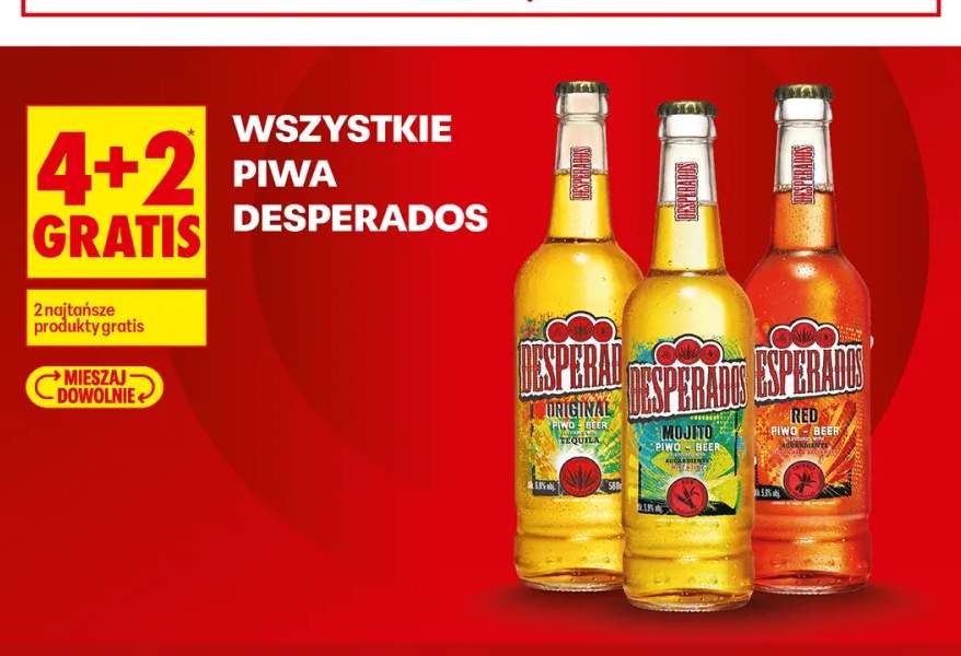 Piwo Desperados +3 warianty