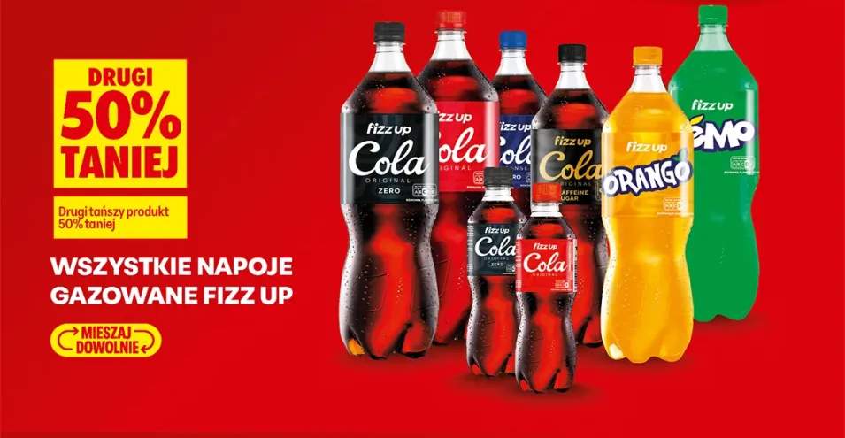 Napoje gazowane Fizz Up +4 warianty