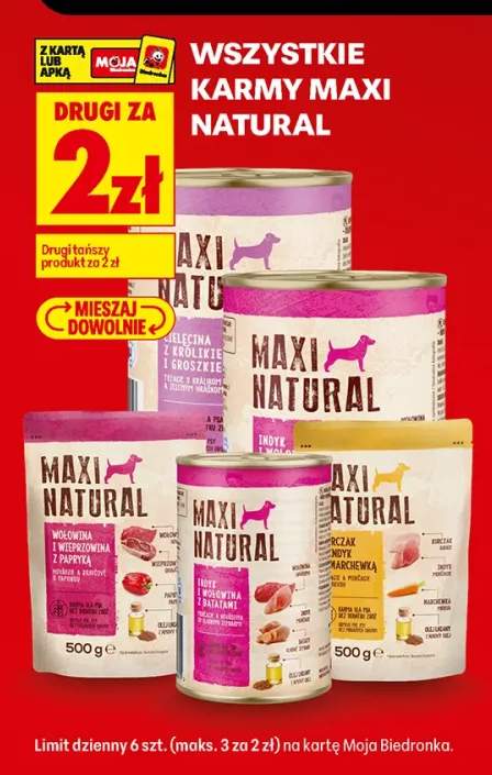 Karmy Maxi Natural +5 wariantów