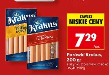 Parówki z szynki Krakus +1 wariant