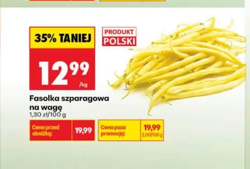 Fasolka szparagowa na wagę
