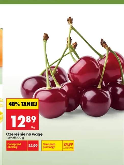 Czereśnie na wagę