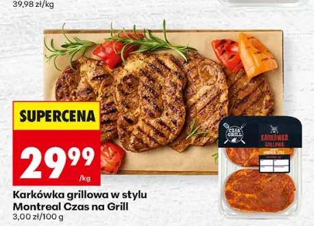 Karkówka grillowa w stylu Montreal Czas na Grill