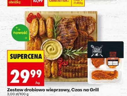Zestaw drobiowo-wieprzowy Czas na Grill