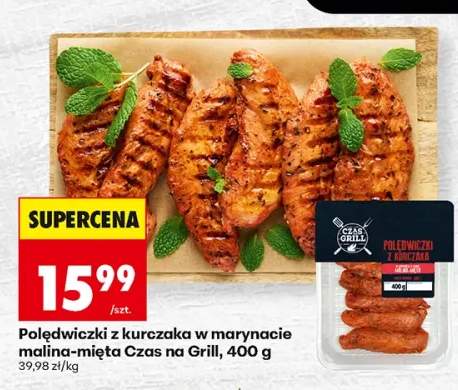 Polędwiczki z kurczaka w marynacie malina-mięta Czas na Grill