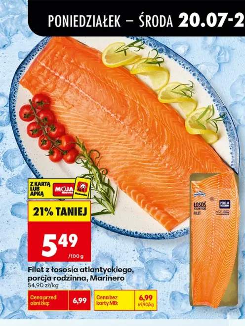 Filet z łososia atlantyckiego porcja rodzinna Marinero