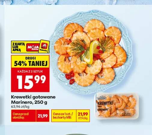 Krewetki gotowane Marinero