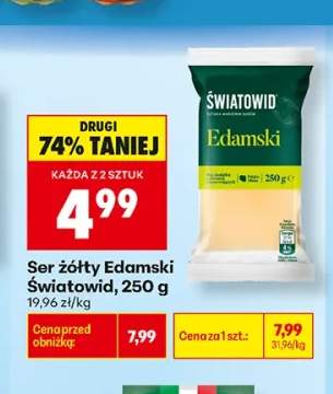 Ser żółty Edamski Światowid