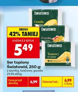 Ser topiony z szynką Światowid +2 warianty