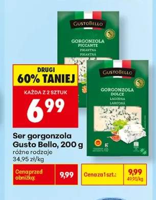 Ser pleśniowy Gorgonzola Dolce Gusto Bello +1 wariant