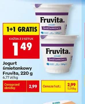 Jogurt śmietankowy Fruvita
