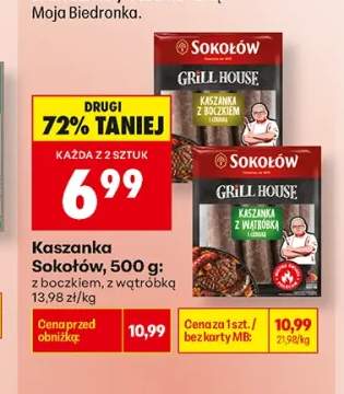Kaszanka z boczkiem Sokołów +1 wariant
